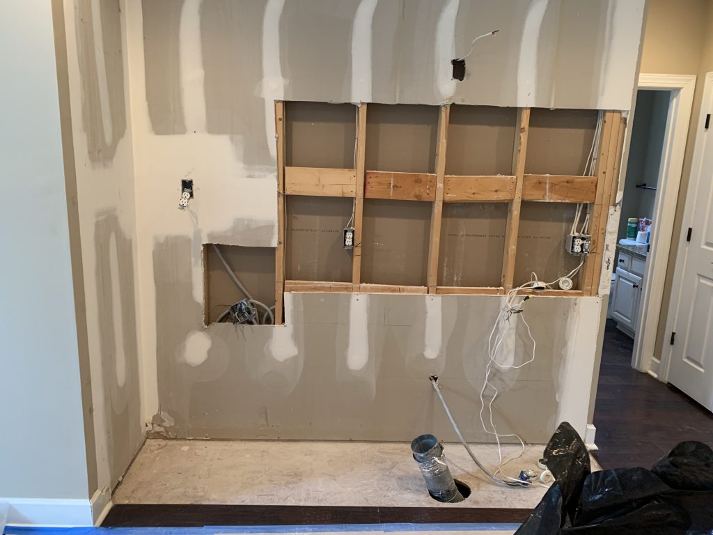 starting construction on kitchen image 2 hrgc