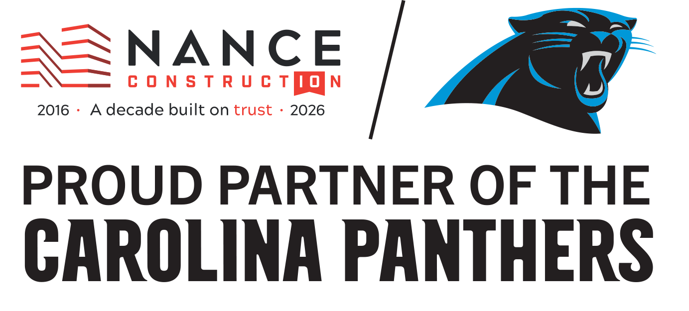 Nance Construction is a Carolina Panthers Small Business Partner